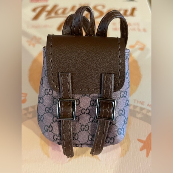 NWOT Unbranded Fashion Luxury Patterned Design Monster Doll Backpack - Picture 1 of 9